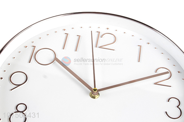 New Design Home Decorative Promotional Gift Simple Round Wall Clock