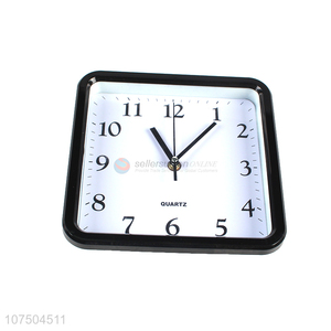 Factory Sell Home Decor Simple Square Design Wall Clock Quartz Clock