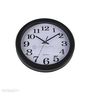 Wholesale Home Decoration Round Simple Design Plastic Wall Clock