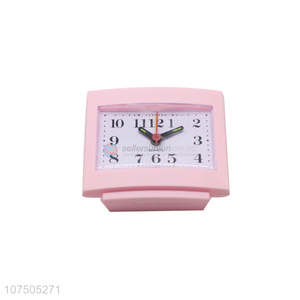 Reasonable Price Battery Powered Quartz Clock Table Plastic Alarm Clock