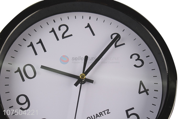 Factory Wholesale Promotional Gift Round Plastic Quartz Wall Clock