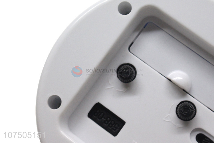 Reasonable Price Simple Style Round Shape Table Desk Quartz Alarm Clock