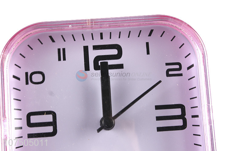 New Arrival Bedside Quartz Alarm Clock Fashion Plastic Desktop Clock