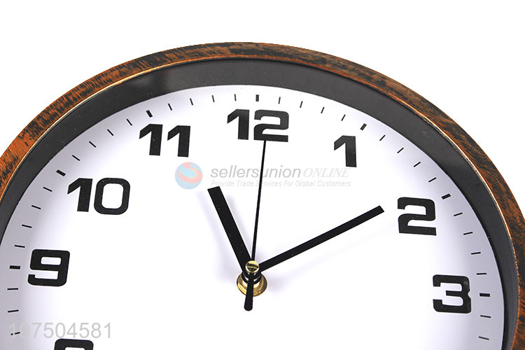 Good Factory Price Round Shape Plastic Modern Decorative Wall Clock