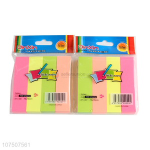 Factory Direct Price 4 Colors Paper Sticky Notes Set