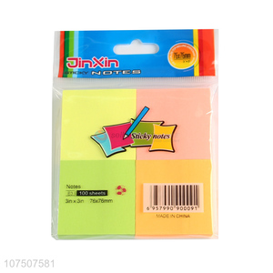 Best Quality 4 Colors Square Paper Sticky Notes