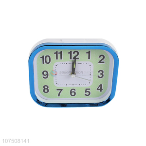 Suitable price classic luminous desk clock plastic alarm clock