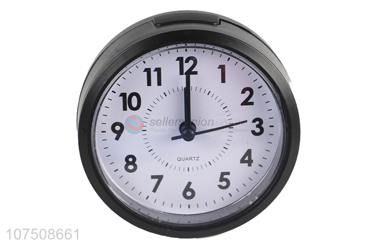 Factory price plastic alarm clock quartz table clock