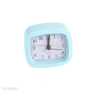 Most popular classic desk clock plastic alarm clock