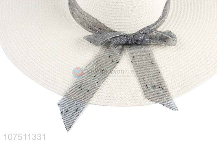 Low price exquisite ladies paper straw hats women sun hat