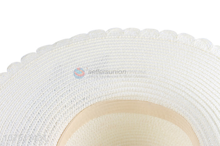 New products fashion ladies floppy hat summer paper straw hat