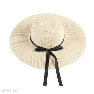 Wholesale stylish straw sun hat beach hat for women