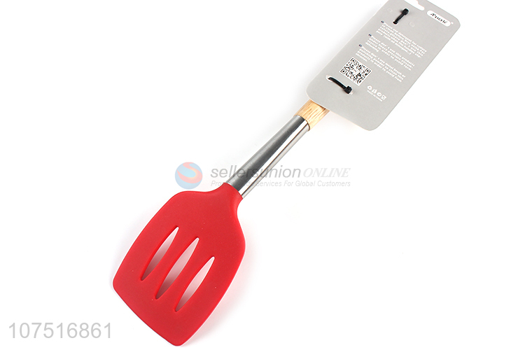 Custom Silicone Leakage Shovel With Wooden Handle