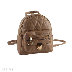 New Style Ladies PU Leather Small Backpack For Sale