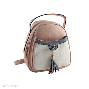 Fashion Style Ladies PU Leather Small Backpack Shoulders Bag