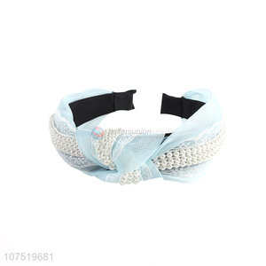 Best Selling Imitation Pearl Head Hoop Girls Hairband