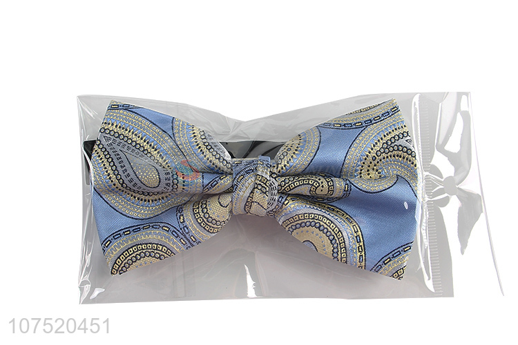 Fashion design cashew pattern jacquard men bow tie