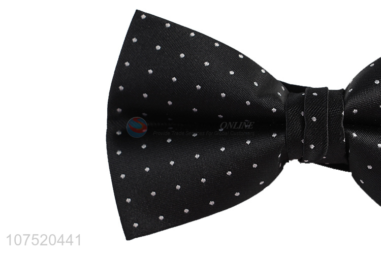 Hot selling trendy polka dot bow tie for men