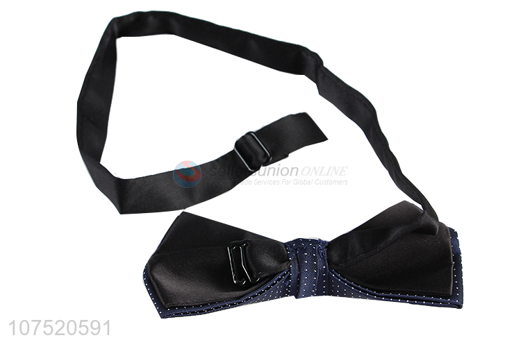 China manufacturer hot sale polka dot men's bow tie