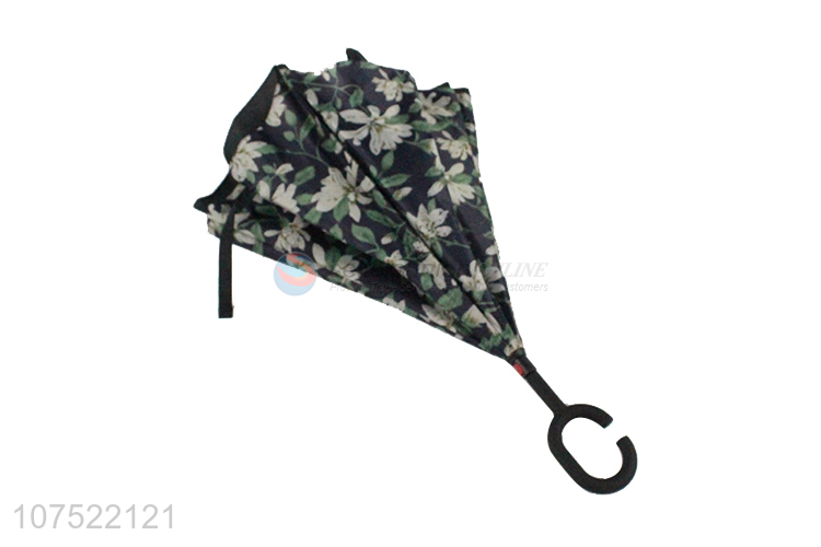 Creative Design C Shape Handle Inverted Umbrella