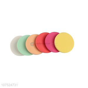 Custom Colorful Round Powder Foundation Makeup Sponge Powder Puff