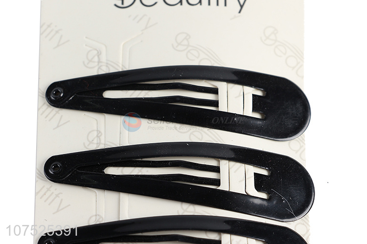 Bottom price black kids bb clip hair clip fashion accessories