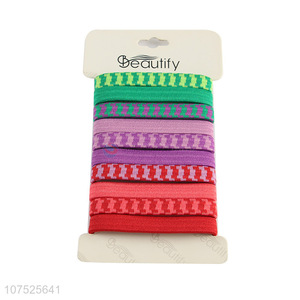 Competitive price 10pcs hair rings hair string for girls & women