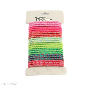 Factory direct sale 24pcs hair rings hair string for girls & women