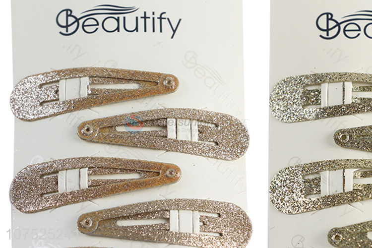 Low price glitter bb clip hair clip kids fashion accessories