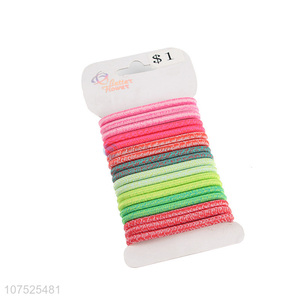 Good quality 18pcs girls hair band hair ropes for women