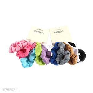 Low price girls hair band hair scrunchies for ladies