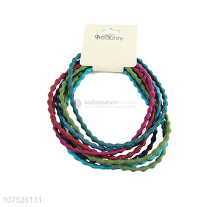 Factory price 8pcs hair string hair ties ponytail holder