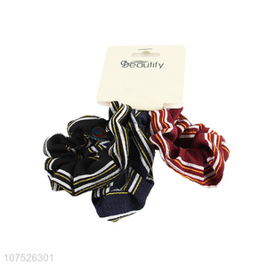 Competitive price elastic hair scrunchies ponytail holder for women