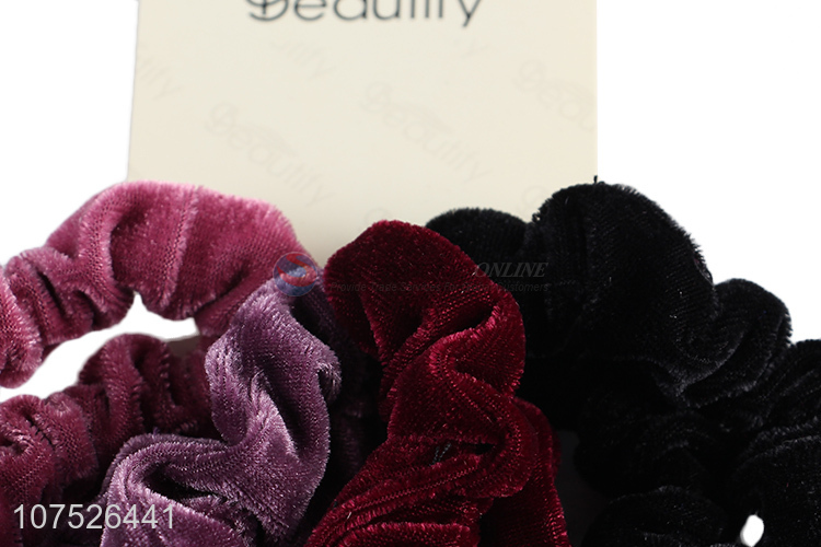 Hot products women girls elastic velvet hair scrunchies accessories