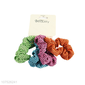 Hot selling elastic hair scrunchies hair ropes hair ties