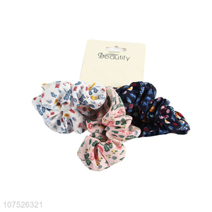 New design elastic hair rings girls women hair scrunchies