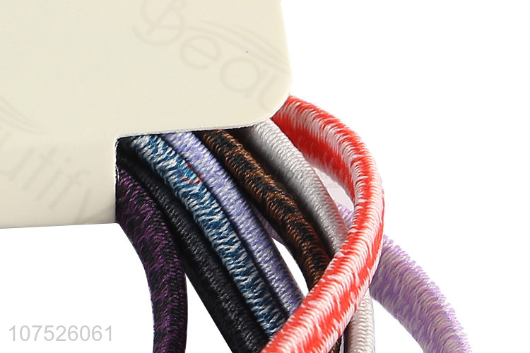 Most popular 8pcs hair strings hair bands hair accessories