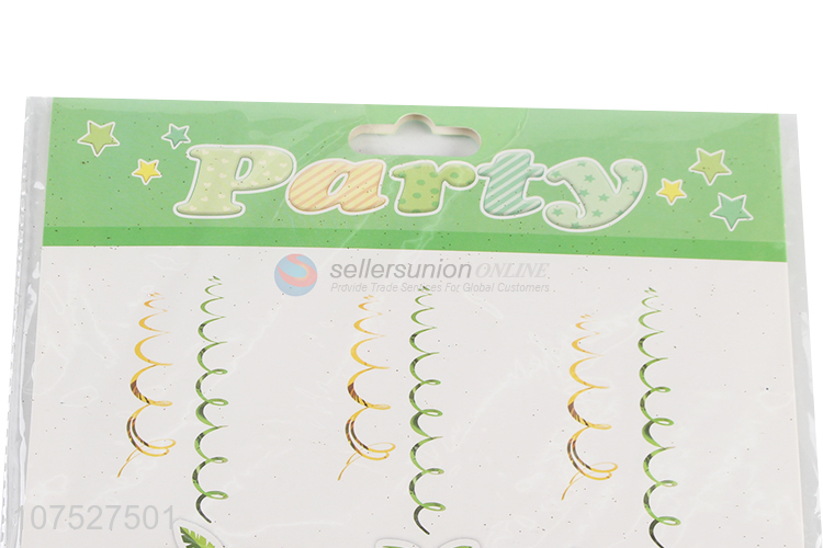 Good Quality Birthday Party Spiral Hanging Ornaments Fashion Swirls Banner