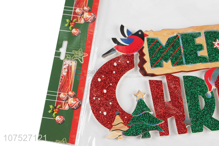 Custom Merry Christmas Letters Sticker Christmas Hanging Ornaments