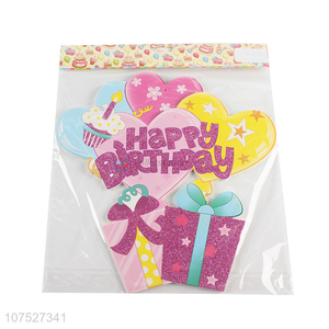 Fashion Design Colorful Kt Board Birthday Party Decoration Ornaments