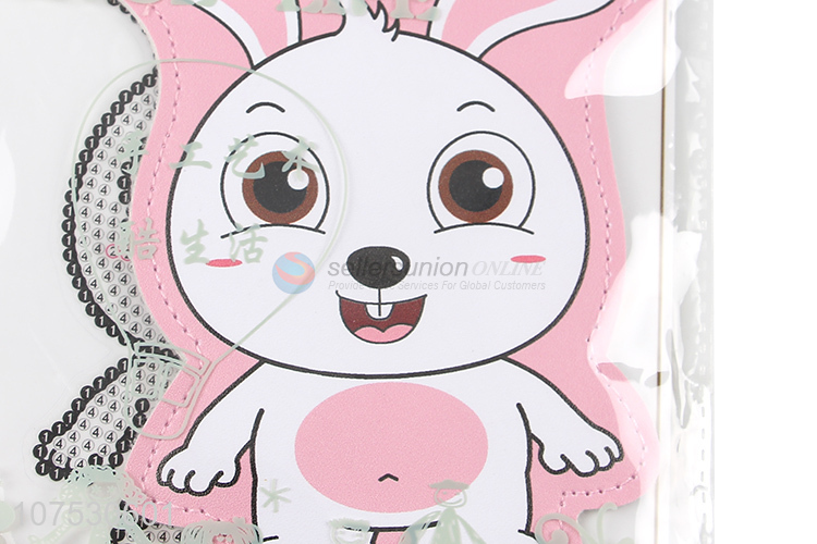 Good quality diy cartoon rabbit diamond painting sticker coin purse