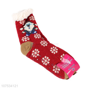 China factory ladies winter warm floor socks home socks