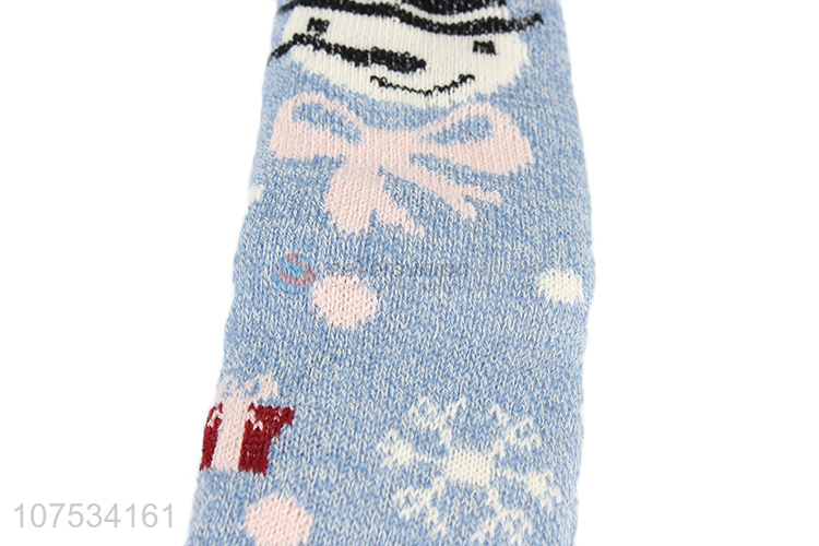 Latest design ladies fuzzy winter floor socks slipper socks