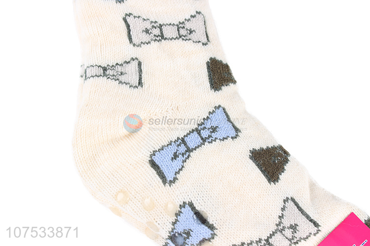 China factory ladies winter room floor socks thick socks