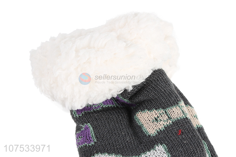 Factory price ladies winter warm floor socks home socks