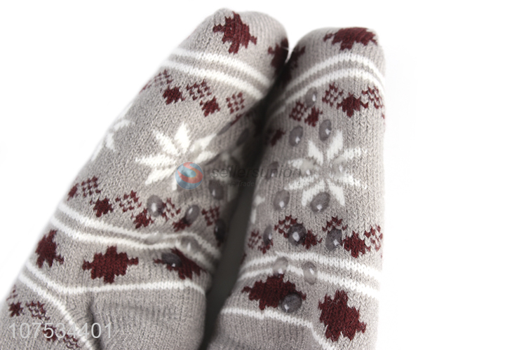 Good sale women indoor socks knitted winter socks