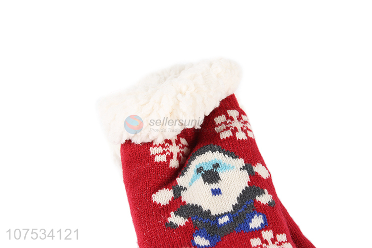 China factory ladies winter warm floor socks home socks