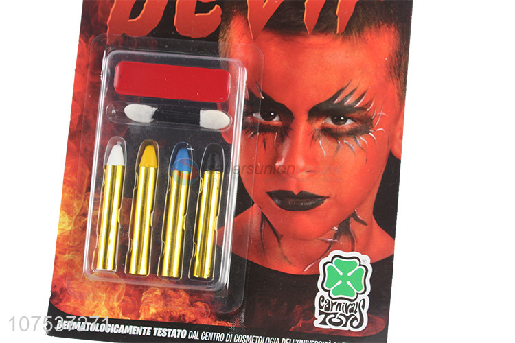 Best Price 4 Colors Party Face Makeup Kit Halloween Face Paint Crayon