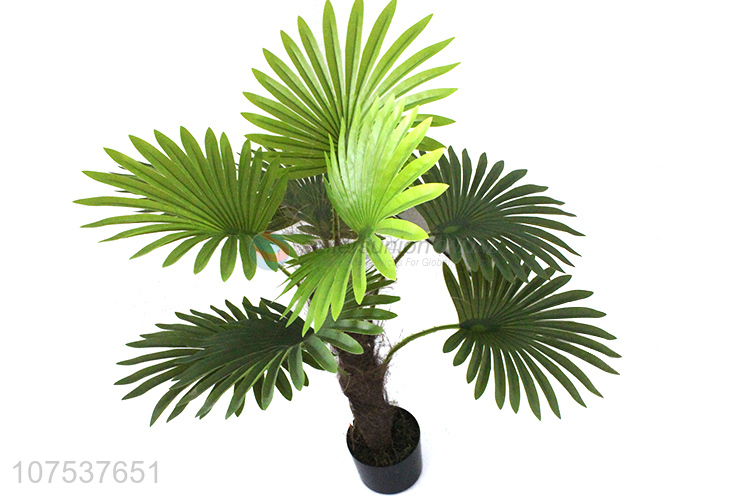 Best Quality Plastic Palm Tree Decorative Artificial Bonsai Plant