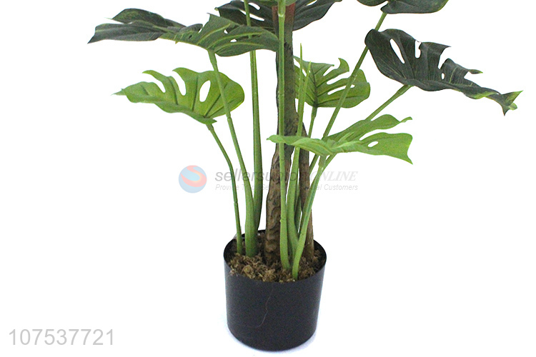 Popular Artificial Monstera Fashion Simulation Bonsai Plants